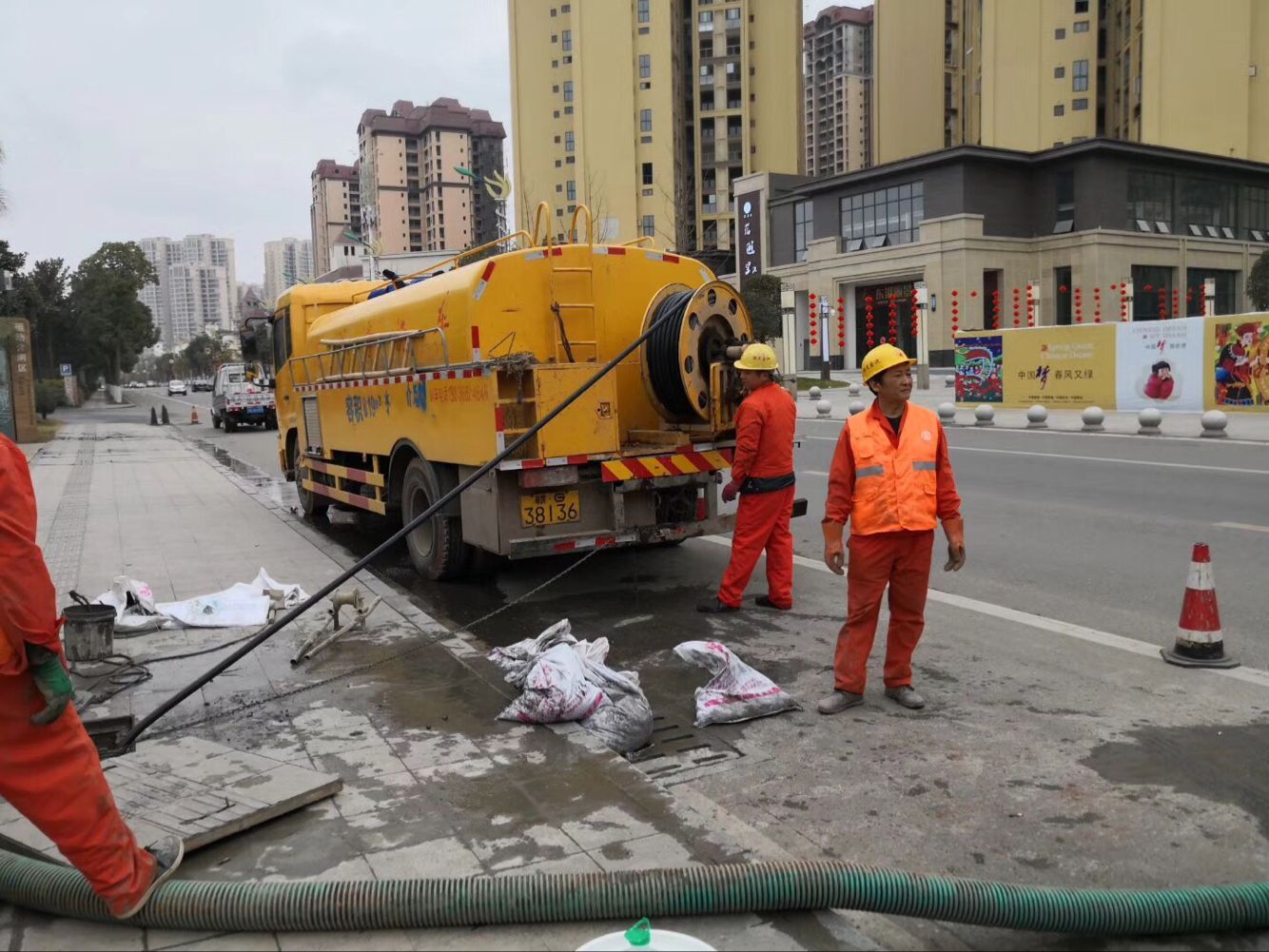 靖远排污管道清淤-管道清洗